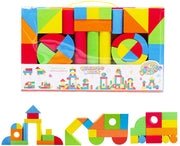 Early Education 131 Piece Creative Educational EVA Jumbo Foam Building Construction Blocks for Kids